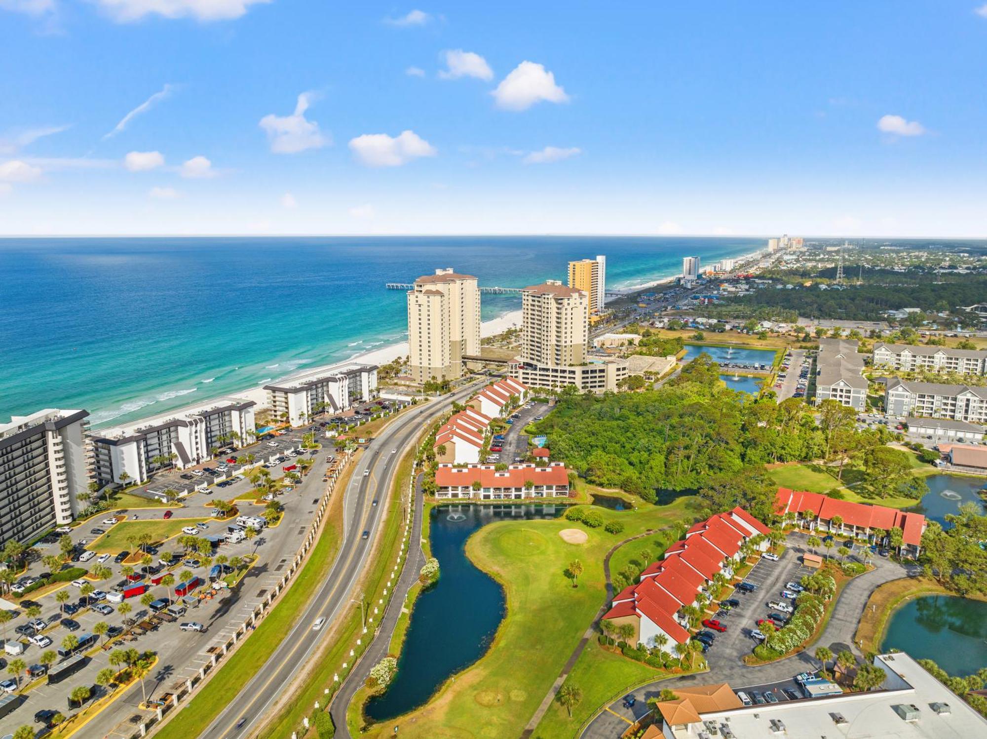 One Round! 3br 3ba Sleeps 10! 11 Pools! Golf Courses! Tennis Courts! * Panama City Beach