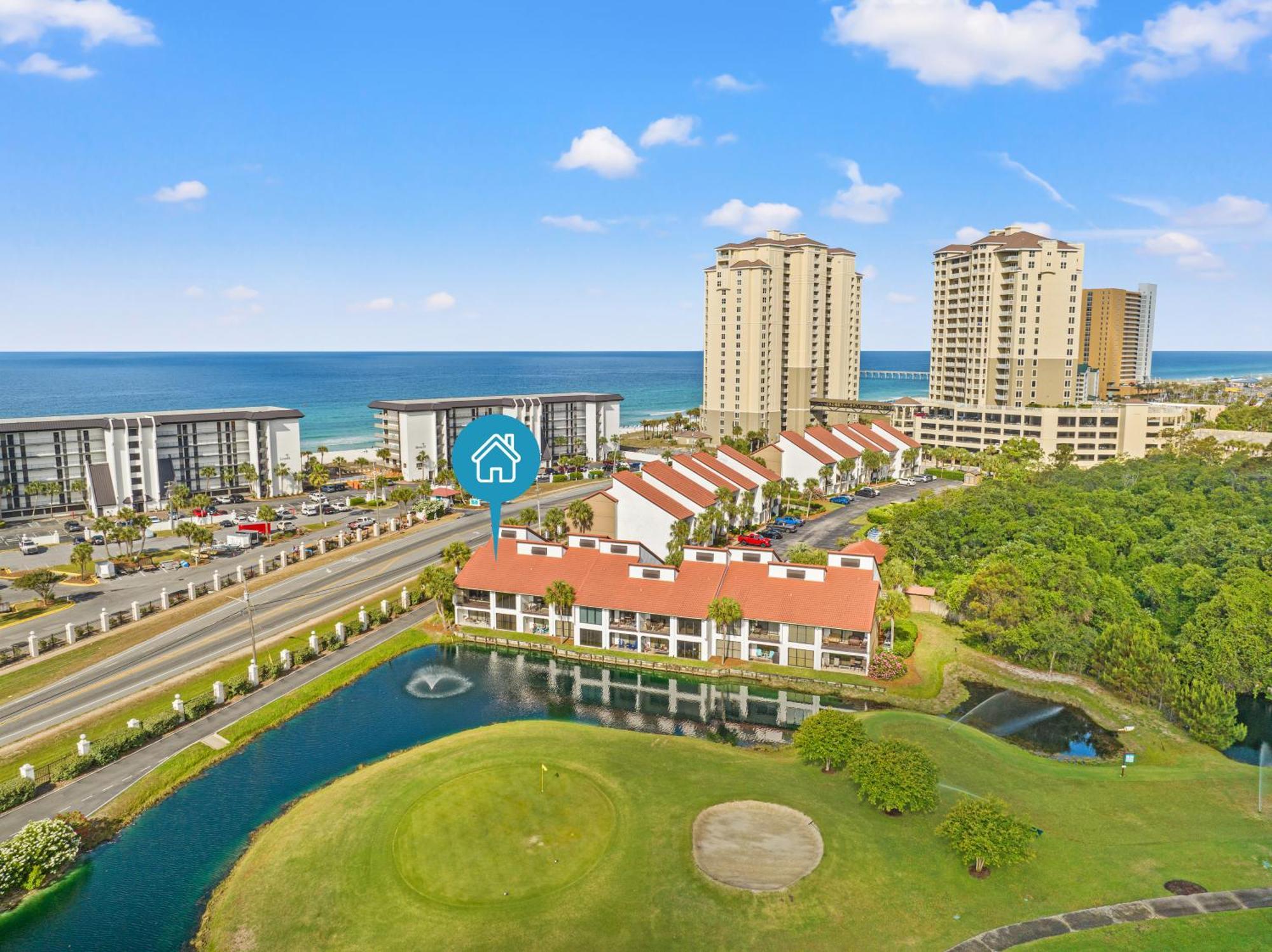One Round! 3br 3ba Sleeps 10! 11 Pools! Golf Courses! Tennis Courts! Panama City Beach
