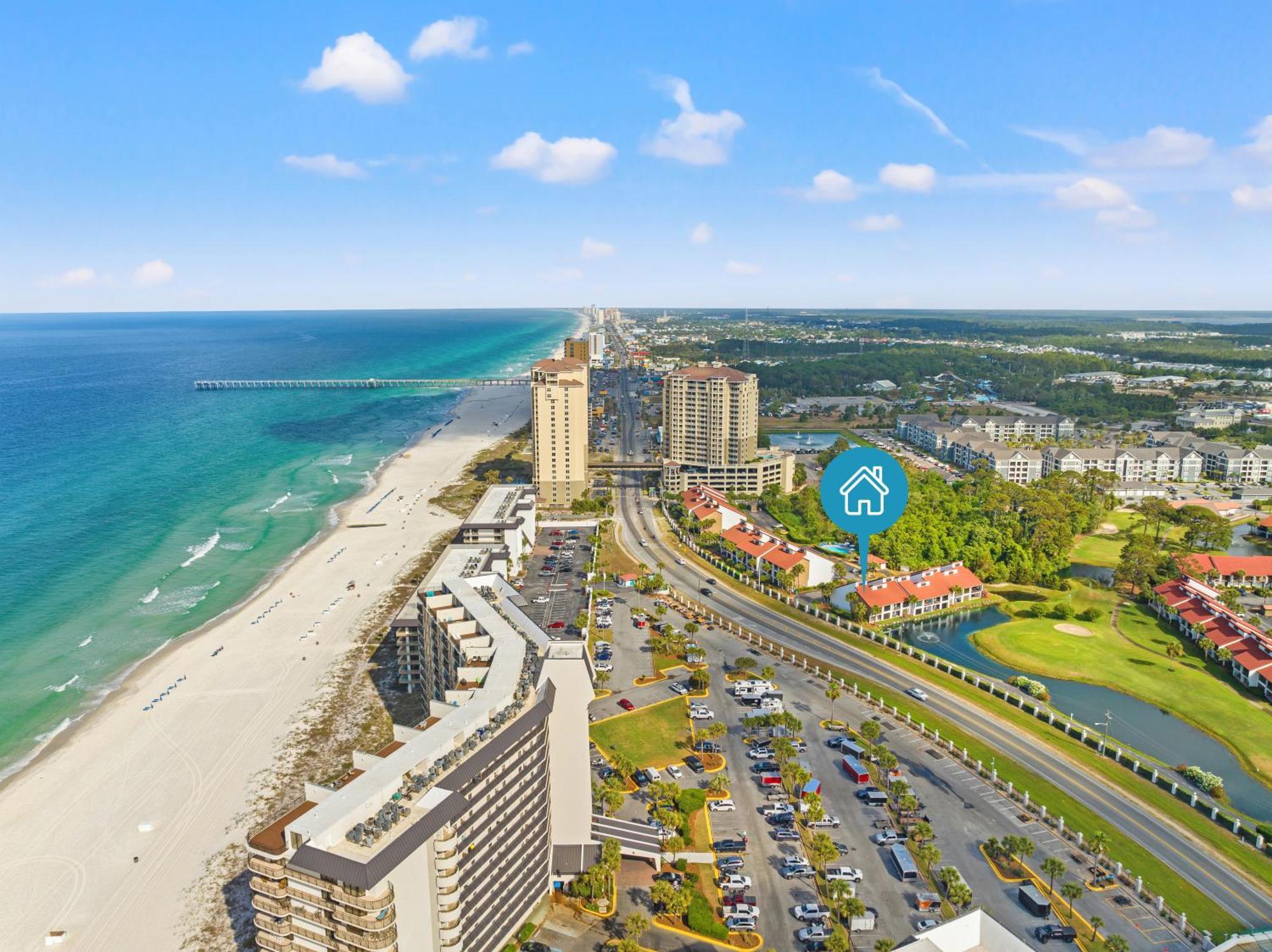 Holiday home One Round! 3br 3ba Sleeps 10! 11 Pools! Golf Courses! Tennis Courts! Panama City Beach